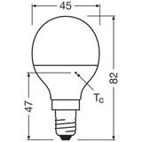 Lampa LED VALUE Classic P60 non-dim plastik 7,5W 840 E14