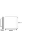 Oprawa SMART+ Planon Frameless Square WIFI TW + RGB 300x300
