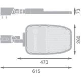Oprawa SL AREA SPD LA V 120W 740 RV35ST GY