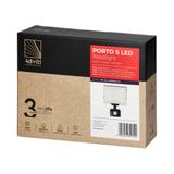 PORTO S LED 30W naświetlacz z PIR, 2400lm, IP44, 4000K, aluminium + poliwęglan AD-NL-6464BLR4 ORNO