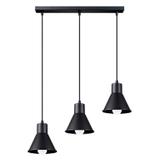 Sollux Lampa wisząca TALEJA 3 czarna [E27] SL.0986