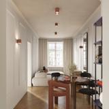 SOLLUX Plafon AURA 1 mocca GU10 ; SL.1804