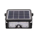 LUX LED 5W, naświetlacz solarny z czujnikiem ruchu 500lm, IP65, 4000K, 2x1500mAh, czarny AD-SL-6108BLR4 ORNO