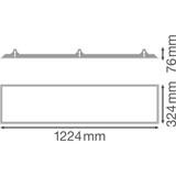Ramka do montażu w zabudowie PANEL 1200X300 RECESSED MOUNT FRAME