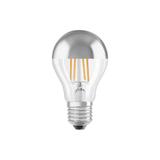 Lampa LED STAR CL A Filament szkło przezroczyste Mirror Silver 51 non-dim 6,5W 827 E27