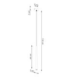 Sollux Lampa wisząca BLISS 1 czarna SL.1462