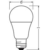 Lampa LED STAR+ CL A DSFR 40 non-dim 6W 827 E27
