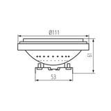IQ-LED AR-111 13W-WW Żarówka LED spot IQ-LED AR-111 13W-WW barwa ciepłobiała 2700K 1050Lm 35252 KANLUX
