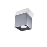 Plafon QUAD 1 szary