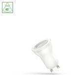 LED MR11  GU10 230V 4W SMD 38st  NW z soczewką SPECTRUM