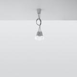 Sollux Lampa wisząca DIEGO 3 szara SL.0576