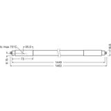 Tuby LED T5 HO 80 1449mm AC 37W 830