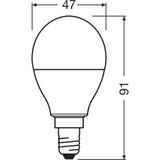 Lampa LED STAR+ CL P RGBWFR 40 dimmable via remote control 5,5W 827 E14