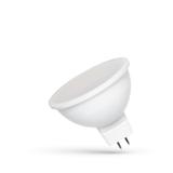 LED MR16 12V 6W SMD WW z MLECZNĄ SZYBKĄ BIALA SPECTRUM