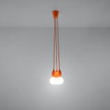 Sollux Lampa wisząca DIEGO 3 pomarańczowy SL.0585
