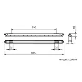 Oprawa hermetyczna PILA WT008C przelotowa 36W 4000lm IP65 4000K barwa neutralna 40S/ 840 PSU 120cm T 9,11402E+11 PHILIPS