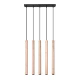 Sollux Lampa wisząca PASTELO 5L drewno SL.1269