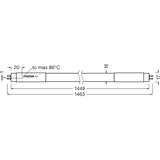 Tuba LED T5 HO 80 1500mm 37W 865 HF