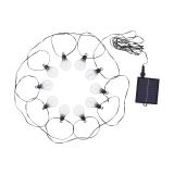 Girlanda solarna kolorowa LED GLASI 3W IP44czarny Ideus 04926 IDEUS