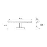 BRENA LED 4W MAT CHROME 4000K 03068 IDEUS