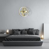 lampa wisząca LED Sirius 80W 4000lm 4000K złota ML6187 Milagro
