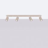 SOLLUX Plafon KARBON 4L taupe ; SL.1765