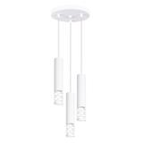 Sollux Lampa wisząca LIRO 3P biały