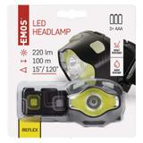 Latarka czołowa LED COB 3W + LED 3W 220 lm 100m 3× AAA P3536 EMOS