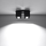 Sollux Plafon QUAD 2 czarny SL.0063