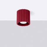 SOLLUX Plafon AURA 1 burgund GU10 ; SL.1819