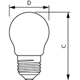 Żarówka LED ściemnialna Kulka 3,4W=40W 470lm / 2200K/2700K LEDLusterDT 3,5-40W E27 927 P45 5 lat gw. 9,29003E+11 PHILIPS