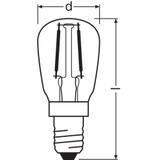Lampa LED SPECIAL T26 Filament szkło przezroczyste 5 non-dim 1,6W 824 E14