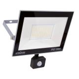 Naświetlacz SMD LED z czujnikiem ruchu KROMA LED S 100W GREY 6500K 03708 IDEUS