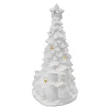 Choinka ceramiczna dekoracje 4 LED 33,5 cm 2x AA ciepła biel IP20 DCLW31 EMOS