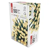 Lampki choinkowe kulki 50 LED 2,5m ciepła biel IP20 D5GW01 EMOS