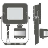 Naświetlacz FLOOD COMPACT SENSOR V 10W 830 SYM 100 black