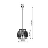 Sollux Lampa wisząca GATE biały SL.0662
