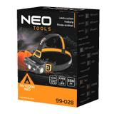 Latarka czołowa akumulatorowa USB 1000 lm czerwony/niebieski CREE LED + LED NEO TOOLS GTX 99-028 GTX Poland