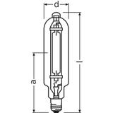 Lampa wyładowcza HQI T 2000W D/I