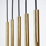Sollux Lampa Wisząca PASTELO 5L złoty połysk SL.1198