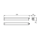Oprawa LED belka Ledinaire BN021C 5W 480lm IP20 3000K barwa ciepła LED5S/830 L300 5 lat gw. 9,11402E+11 PHILIPS