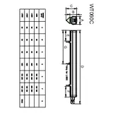 Oprawa hermetyczna Ledinaire WT060C 28W 3400lm IP66 4000K barwa neutralna LED34S/ 840 PSU 150cm BN 5 9,11402E+11 PHILIPS