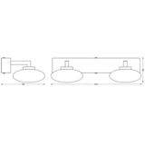 Oprawa SMART+ WIFI ORBIS ELYPSE340 IP44 TW CR