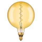 Lampa LED Vintage 1906 CL GLOBE200 Filament szkło przezroczyste GOLD 28 non-dim 5W 820 E27