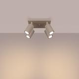 SOLLUX Plafon KARBON 4 taupe ; SL.1769