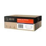 RISMO LED ROUND 12W oprawa kanałowa, 1080lm, IP65, IK08, 4000K AD-OP-6160WLPM4 ORNO