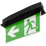 Oprawa ewakuacyjna podtynkowa SUPREMA LED D-std SA 3H CT IP54 PT [BLK] / 230V 94683 INTELIGHT