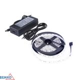 ZESTAW TAŚM LED 12V DC 3528 300LED/5M 24W IP20 2LATA GW. BIAŁA CIEPŁA D87-ZW-2835-300-IP20-AWW BEMKO