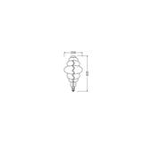 Lampa LED Vintage 1906 LED NEST dim 33 4,8W/822 E27