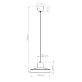 Sollux Lampa wisząca BILO biała